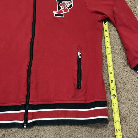 Polo Ralph Lauren Mens Jacket Size Large Stadium P-Wing Red Fading - Picture 3 of 8